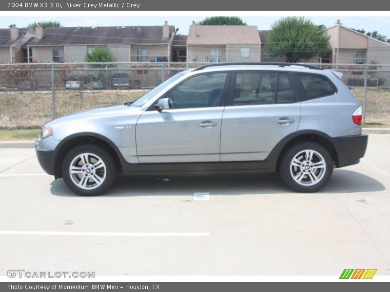 Silver Grey Metallic / Grey 2004 BMW X3 3.0i