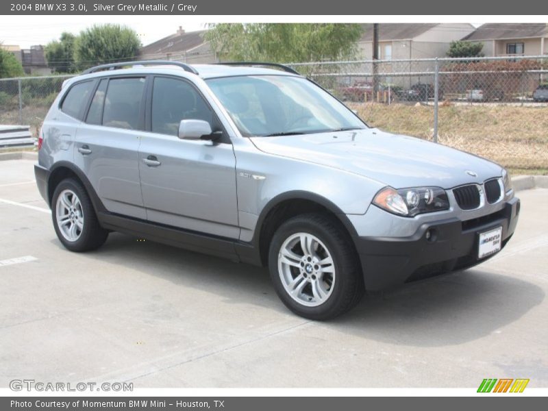 Silver Grey Metallic / Grey 2004 BMW X3 3.0i
