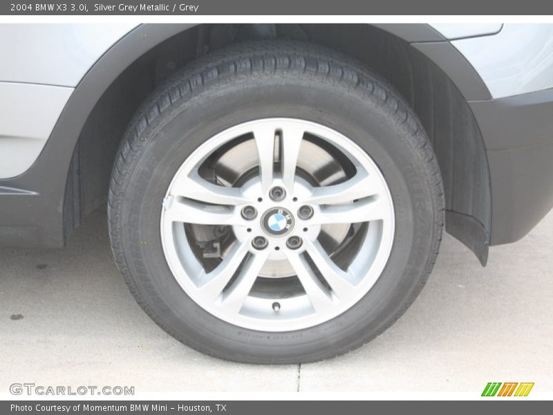 Silver Grey Metallic / Grey 2004 BMW X3 3.0i