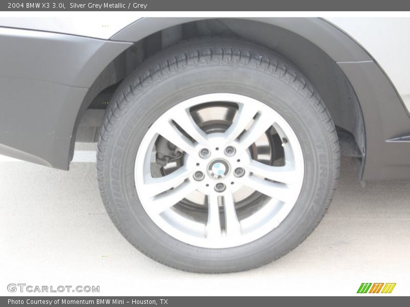 Silver Grey Metallic / Grey 2004 BMW X3 3.0i