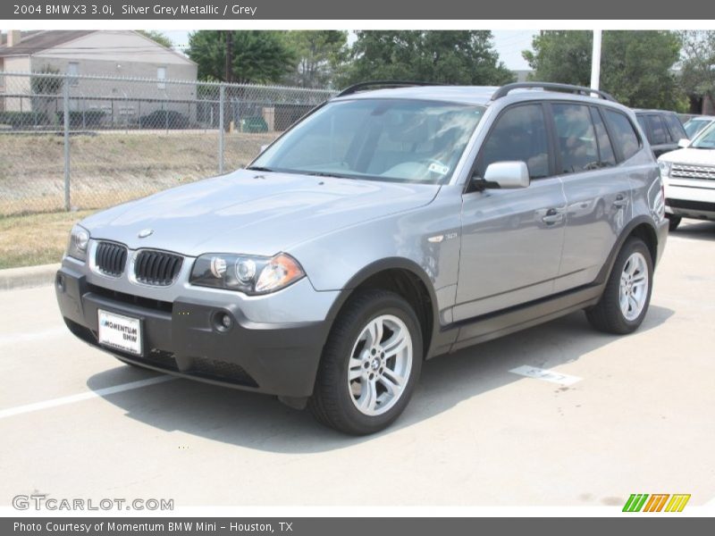 Silver Grey Metallic / Grey 2004 BMW X3 3.0i