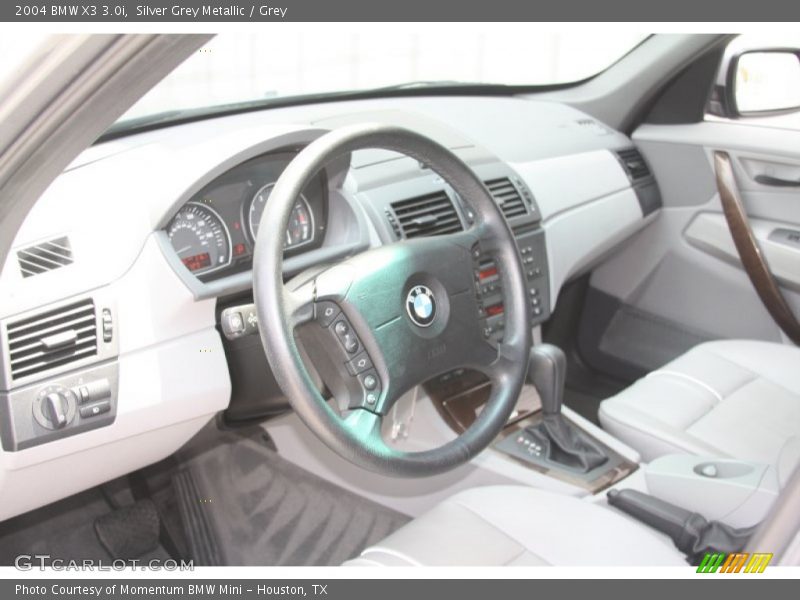 Silver Grey Metallic / Grey 2004 BMW X3 3.0i