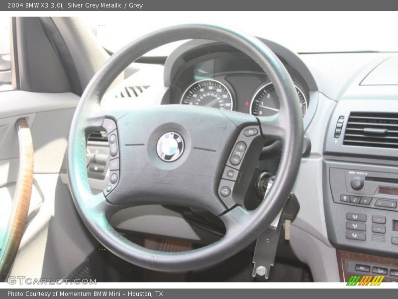 Silver Grey Metallic / Grey 2004 BMW X3 3.0i