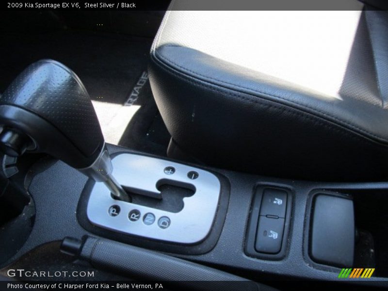 Steel Silver / Black 2009 Kia Sportage EX V6