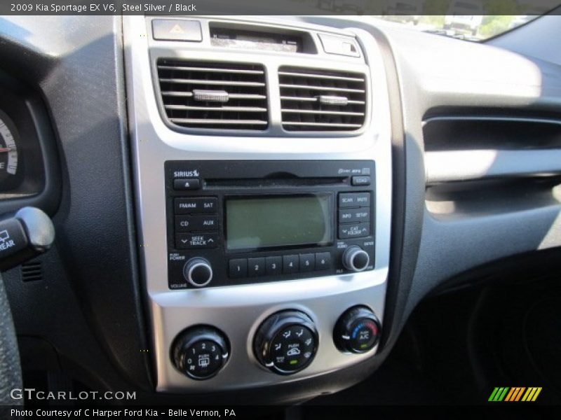 Steel Silver / Black 2009 Kia Sportage EX V6