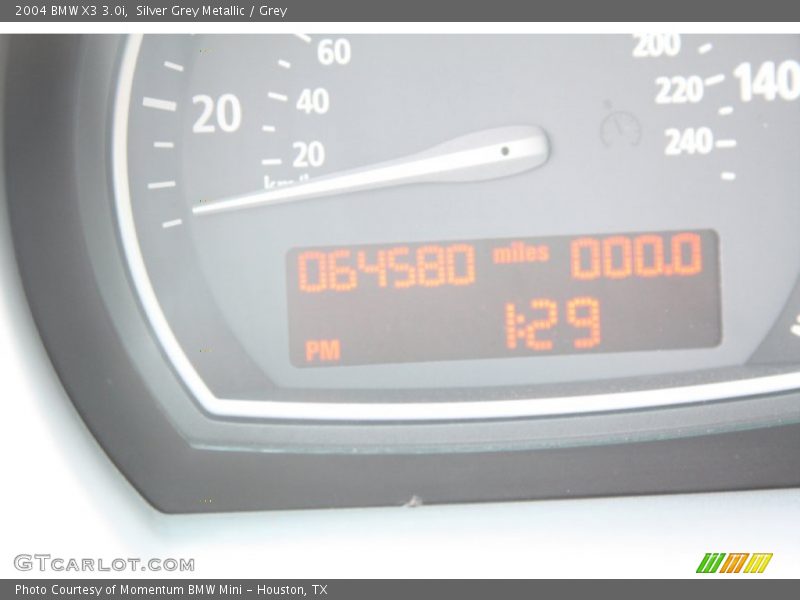Silver Grey Metallic / Grey 2004 BMW X3 3.0i