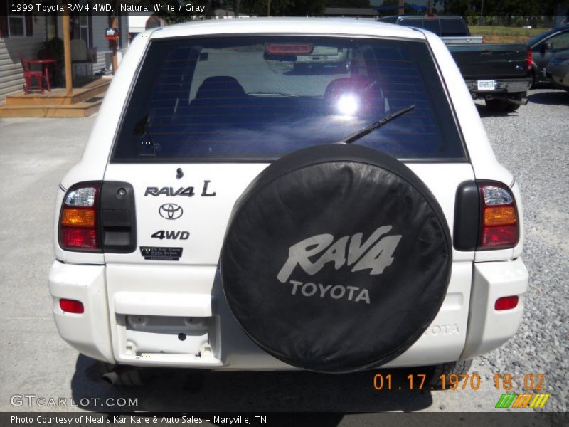 Natural White / Gray 1999 Toyota RAV4 4WD