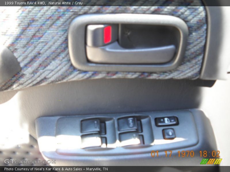 Natural White / Gray 1999 Toyota RAV4 4WD