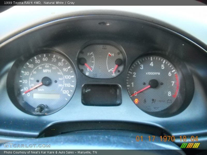 Natural White / Gray 1999 Toyota RAV4 4WD