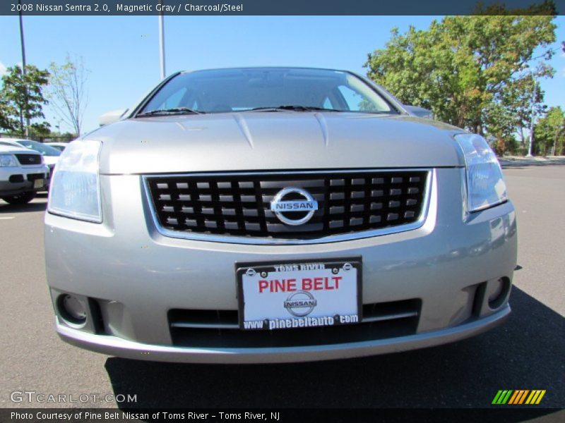 Magnetic Gray / Charcoal/Steel 2008 Nissan Sentra 2.0