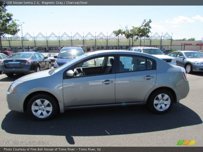Magnetic Gray / Charcoal/Steel 2008 Nissan Sentra 2.0