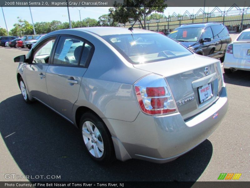 Magnetic Gray / Charcoal/Steel 2008 Nissan Sentra 2.0