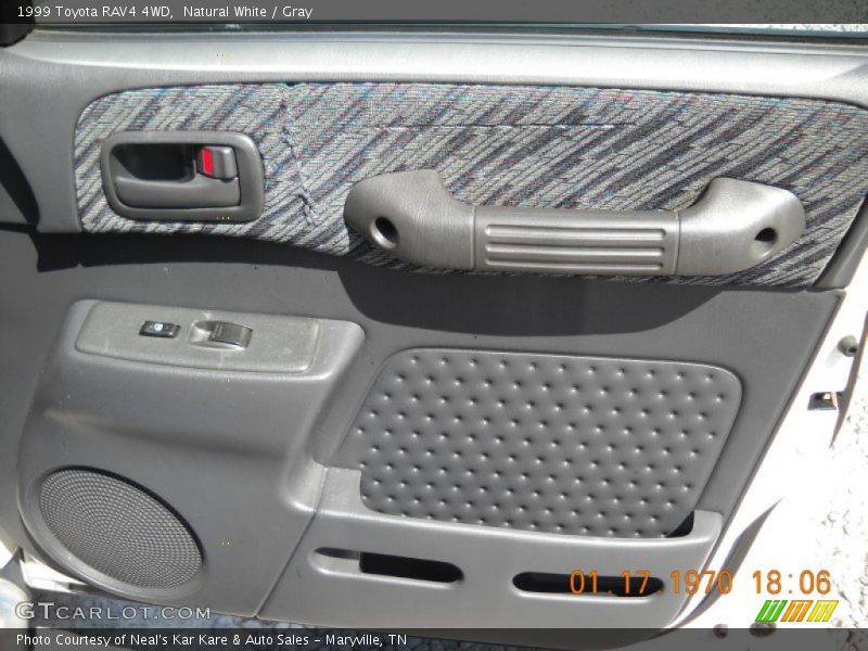 Natural White / Gray 1999 Toyota RAV4 4WD