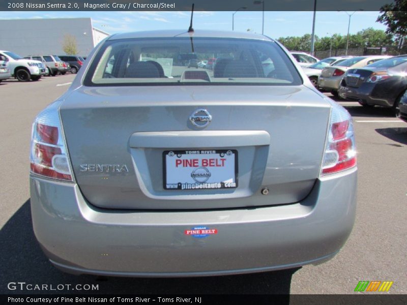 Magnetic Gray / Charcoal/Steel 2008 Nissan Sentra 2.0