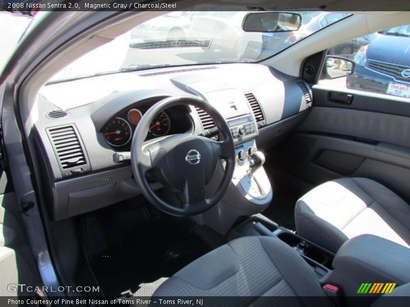 Magnetic Gray / Charcoal/Steel 2008 Nissan Sentra 2.0
