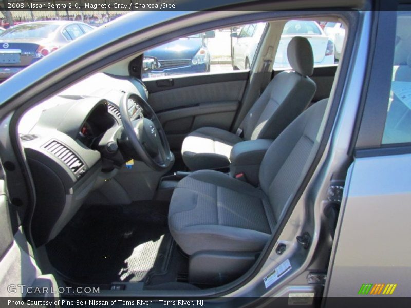 Magnetic Gray / Charcoal/Steel 2008 Nissan Sentra 2.0