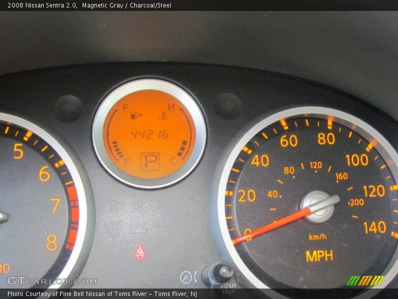 Magnetic Gray / Charcoal/Steel 2008 Nissan Sentra 2.0