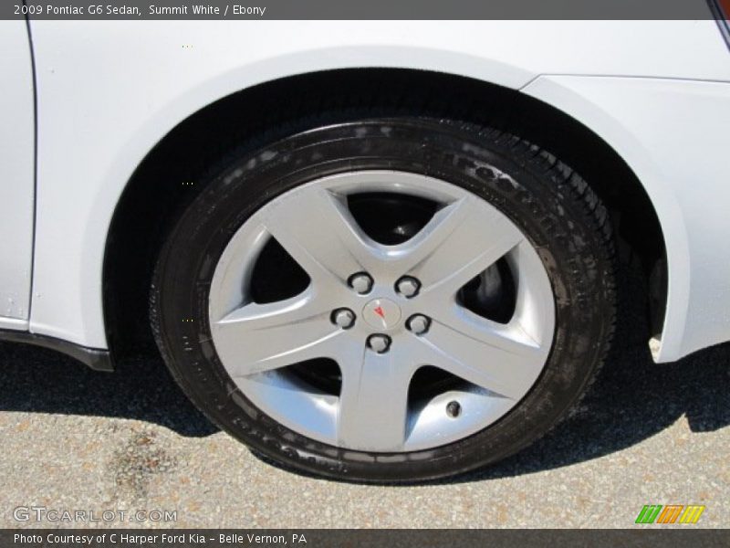 Summit White / Ebony 2009 Pontiac G6 Sedan
