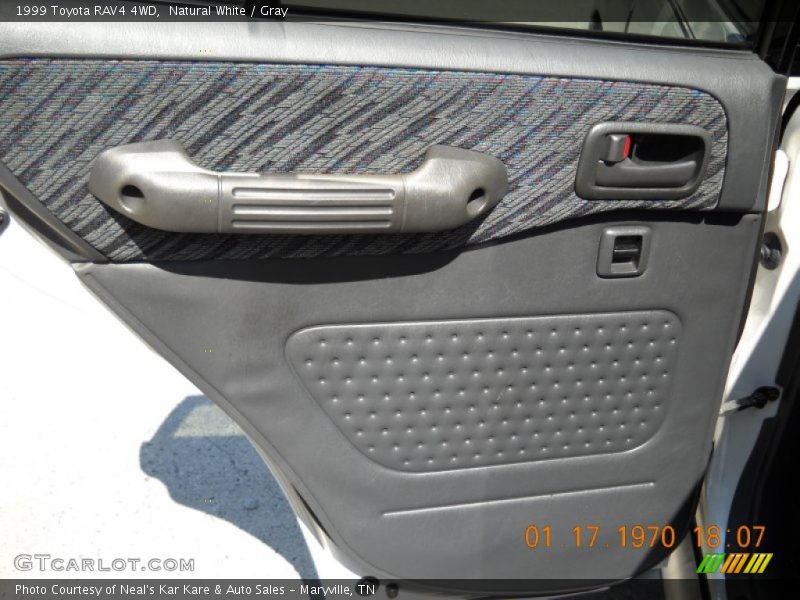 Natural White / Gray 1999 Toyota RAV4 4WD