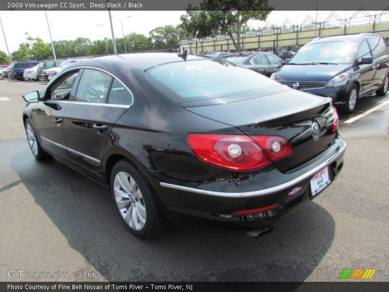 Deep Black / Black 2009 Volkswagen CC Sport
