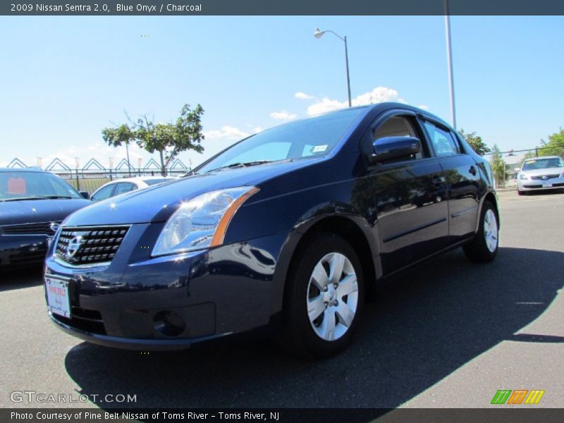 Blue Onyx / Charcoal 2009 Nissan Sentra 2.0
