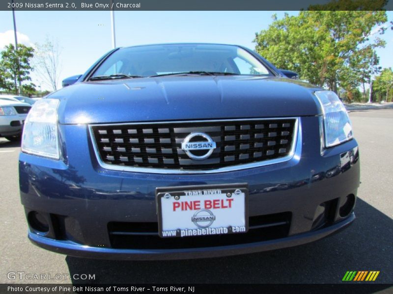Blue Onyx / Charcoal 2009 Nissan Sentra 2.0