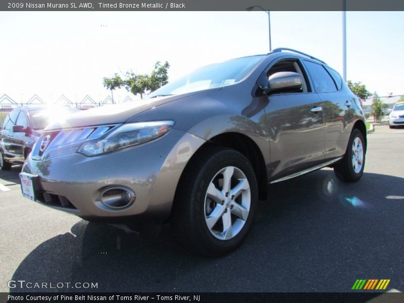 Tinted Bronze Metallic / Black 2009 Nissan Murano SL AWD