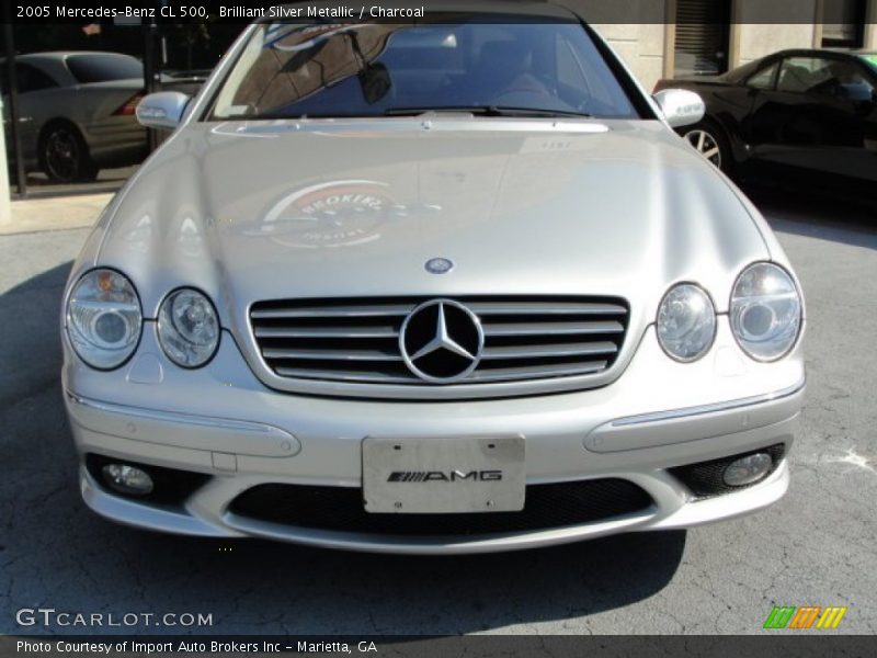 Brilliant Silver Metallic / Charcoal 2005 Mercedes-Benz CL 500