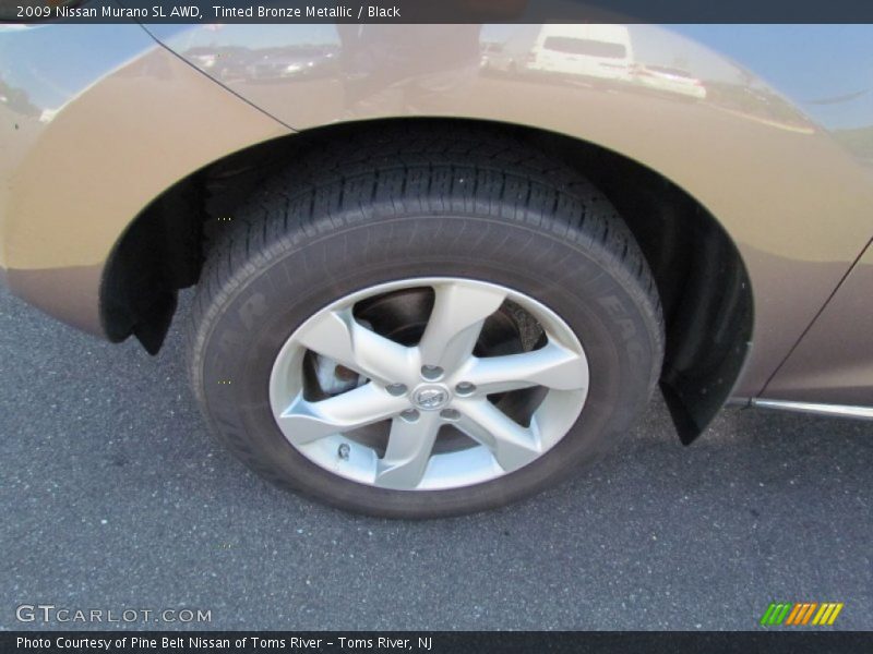 Tinted Bronze Metallic / Black 2009 Nissan Murano SL AWD