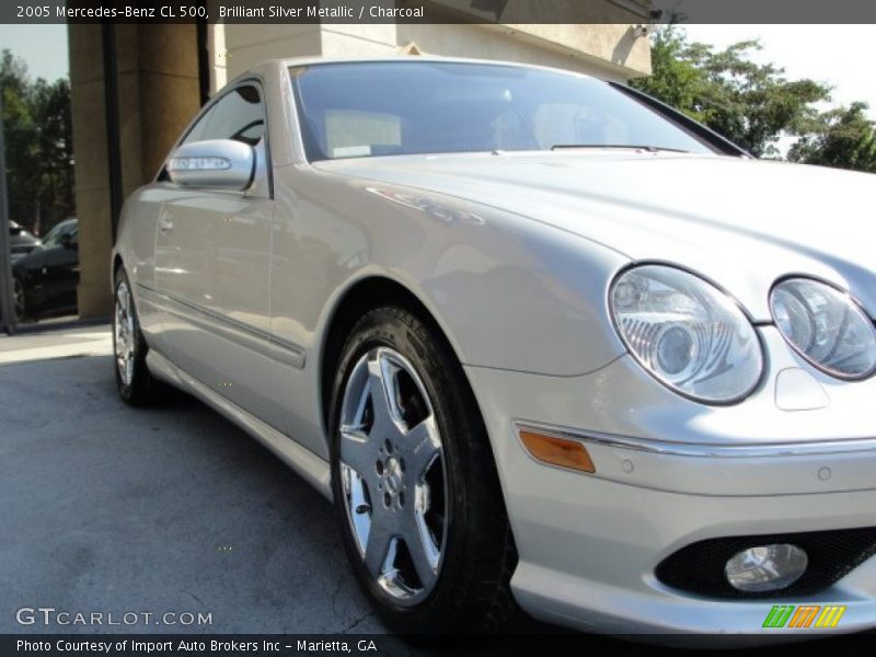 Brilliant Silver Metallic / Charcoal 2005 Mercedes-Benz CL 500