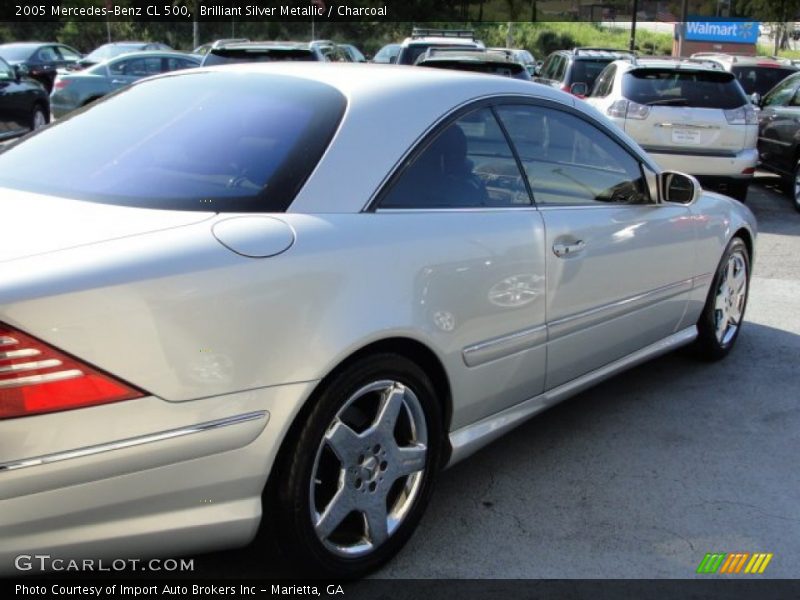 Brilliant Silver Metallic / Charcoal 2005 Mercedes-Benz CL 500