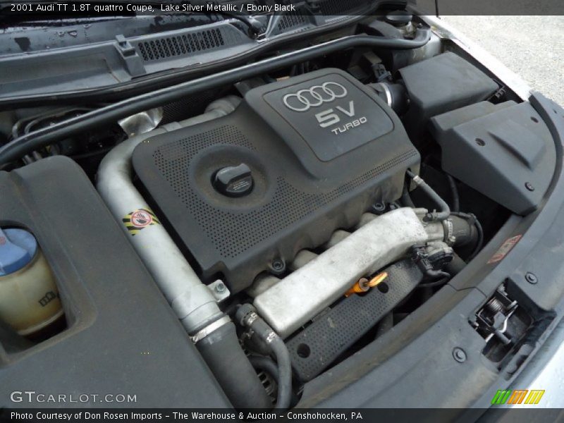  2001 TT 1.8T quattro Coupe Engine - 1.8 Liter Turbocharged DOHC 20-Valve 4 Cylinder