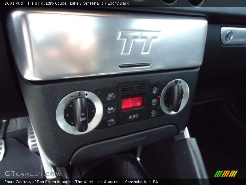 Lake Silver Metallic / Ebony Black 2001 Audi TT 1.8T quattro Coupe