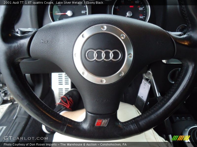 Lake Silver Metallic / Ebony Black 2001 Audi TT 1.8T quattro Coupe