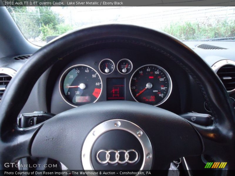 Lake Silver Metallic / Ebony Black 2001 Audi TT 1.8T quattro Coupe