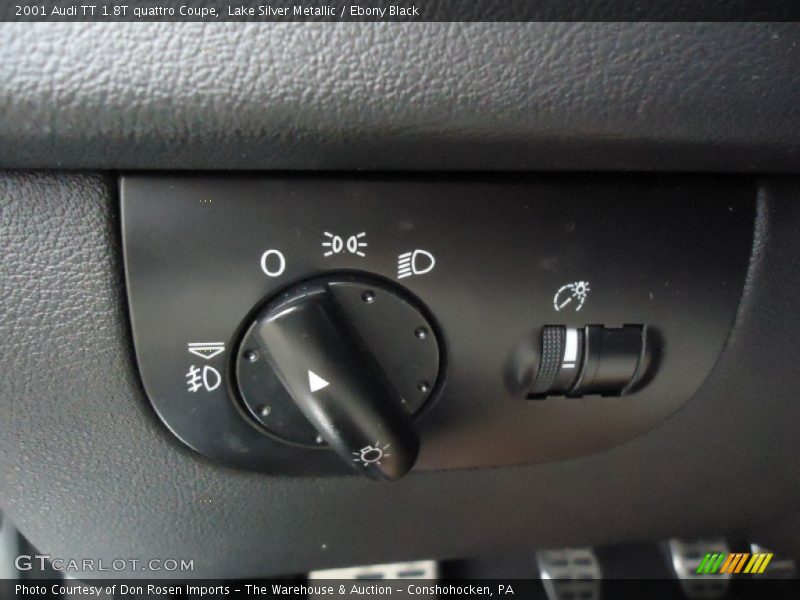 Controls of 2001 TT 1.8T quattro Coupe