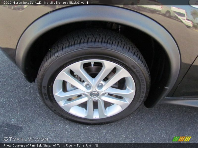 Metallic Bronze / Black/Silver Trim 2011 Nissan Juke SV AWD