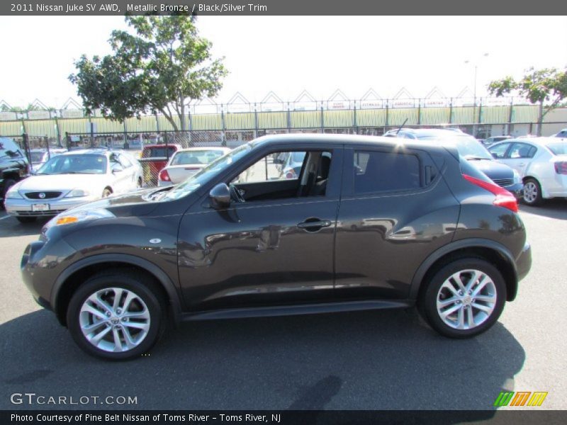 Metallic Bronze / Black/Silver Trim 2011 Nissan Juke SV AWD