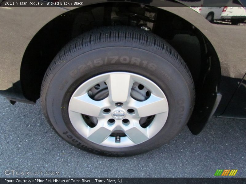 Wicked Black / Black 2011 Nissan Rogue S