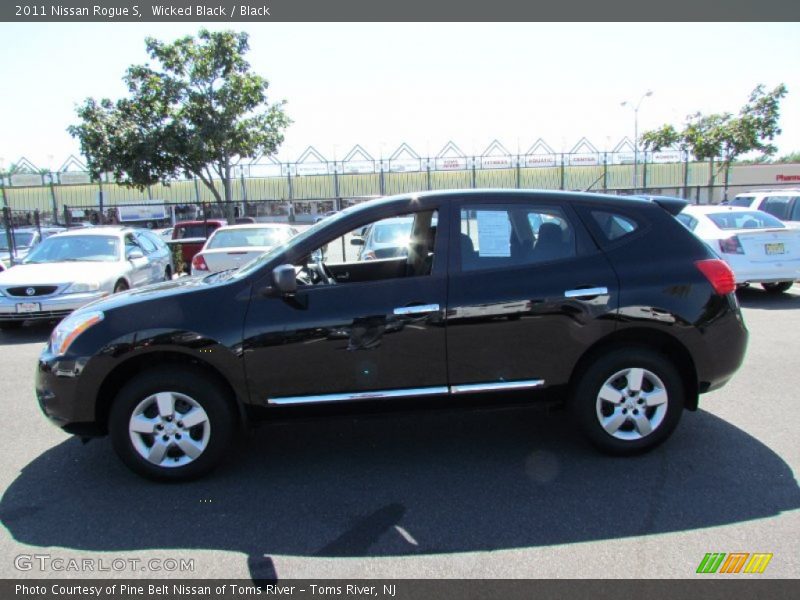 Wicked Black / Black 2011 Nissan Rogue S