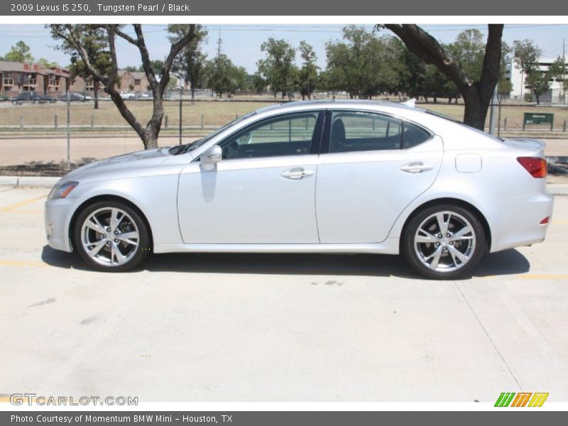 Tungsten Pearl / Black 2009 Lexus IS 250