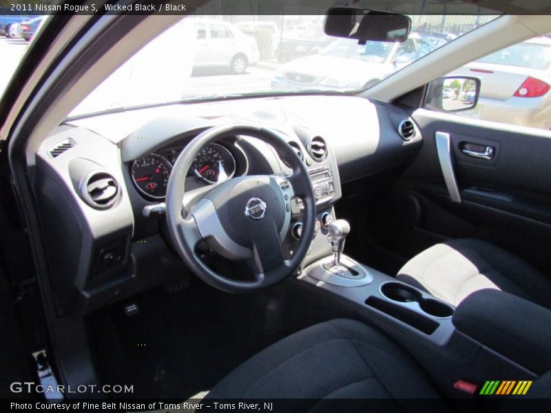 Wicked Black / Black 2011 Nissan Rogue S