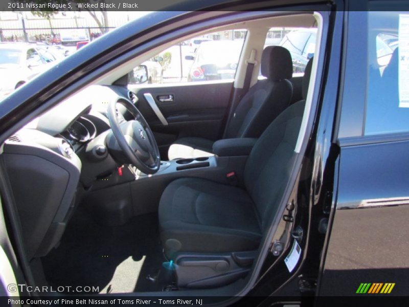Wicked Black / Black 2011 Nissan Rogue S