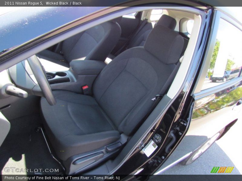 Wicked Black / Black 2011 Nissan Rogue S