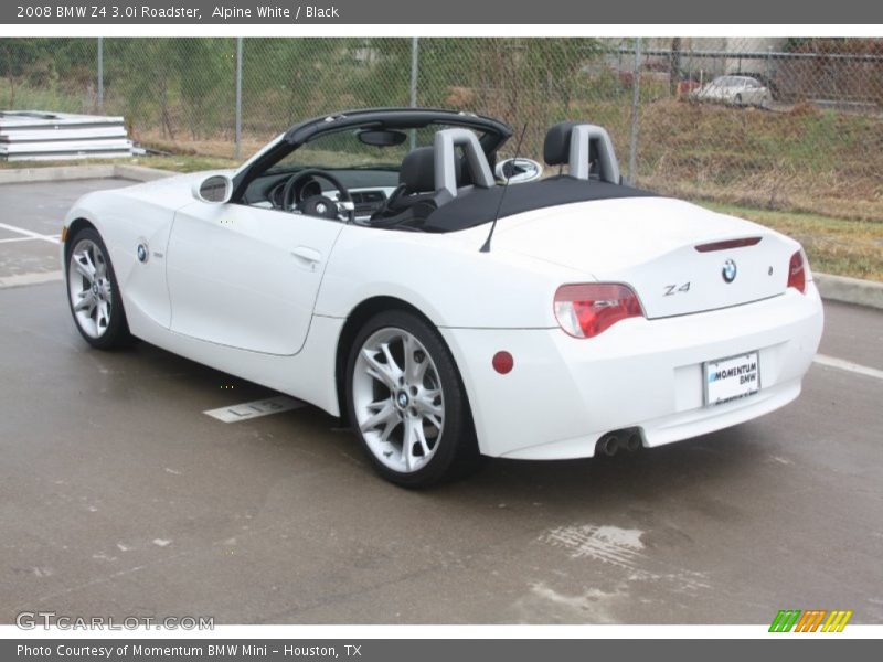 Alpine White / Black 2008 BMW Z4 3.0i Roadster