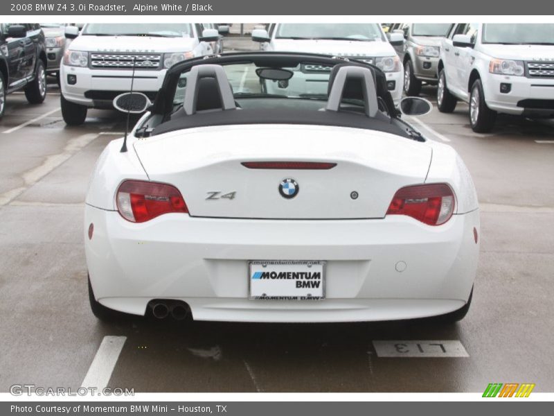 Alpine White / Black 2008 BMW Z4 3.0i Roadster