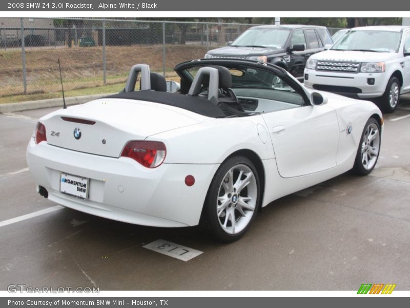 Alpine White / Black 2008 BMW Z4 3.0i Roadster