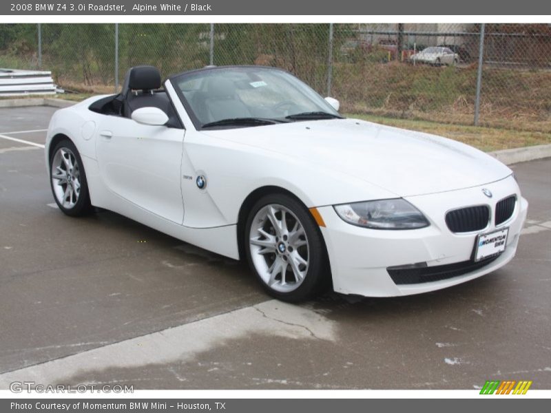 Alpine White / Black 2008 BMW Z4 3.0i Roadster