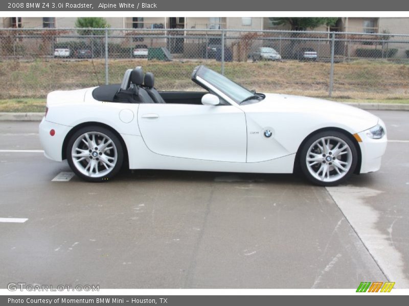Alpine White / Black 2008 BMW Z4 3.0i Roadster