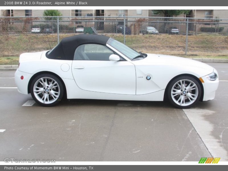 Alpine White / Black 2008 BMW Z4 3.0i Roadster